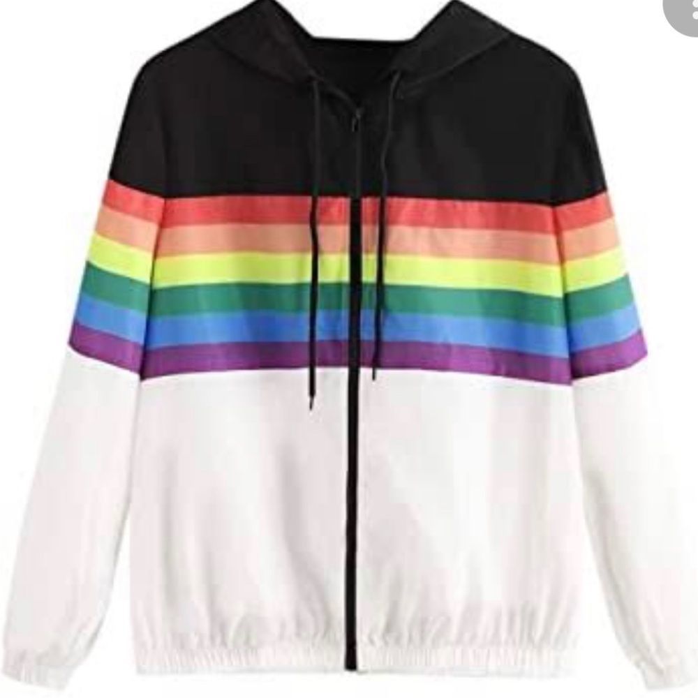 Colorful Striped Women's Jacket